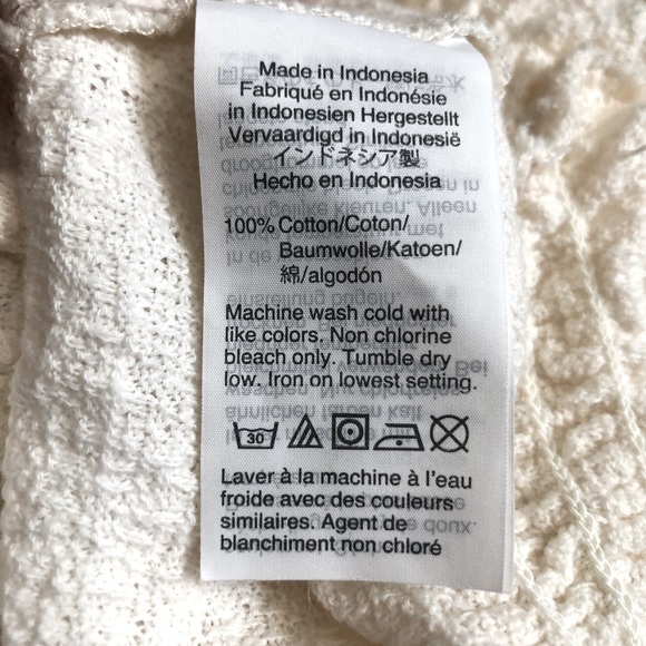 Madewell Texture & Thread Collection Drawstring Top Size Small - Picture 9 of 10